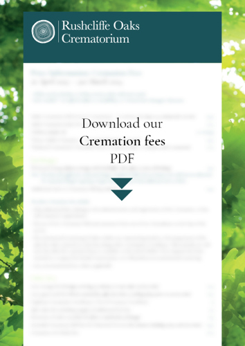 Rushcliffe Oaks crematorium fees