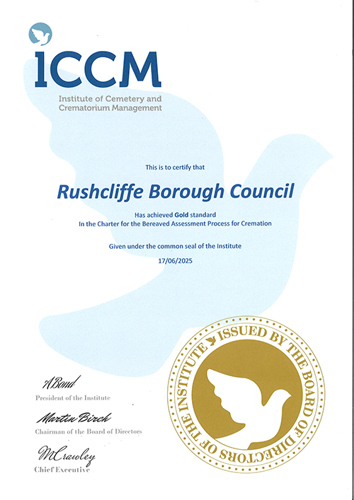 Charter for the Bereaved Gold standard